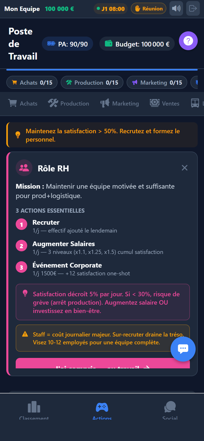 Console RH